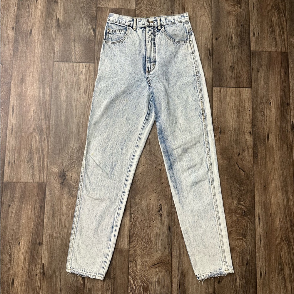 Vintage PS Gitano Women Tapered Jeans size 10 Long Blue Denim